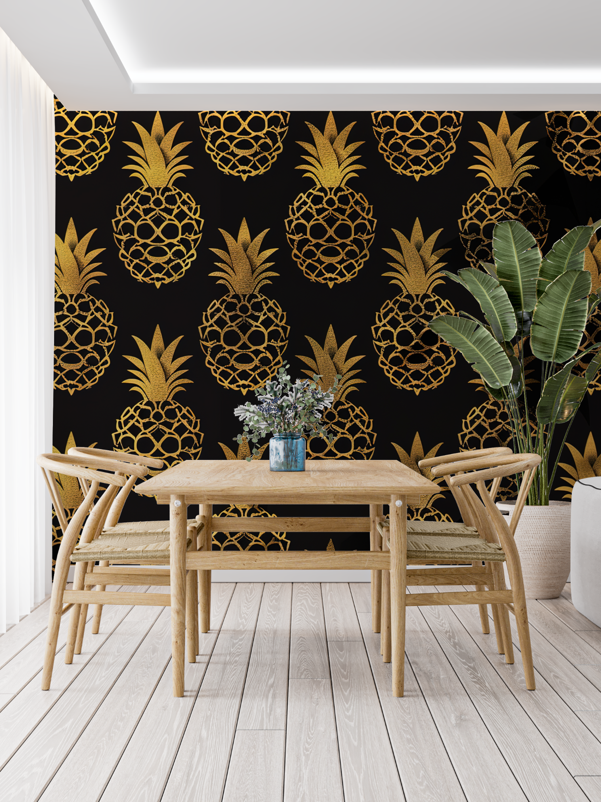 Zen Garden Mural Wallpaper | Peaceful Sand and Sea Design