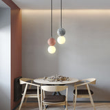 Modern Pendant Light  Terrazzo Globe Glass Shade - Product detail 8
