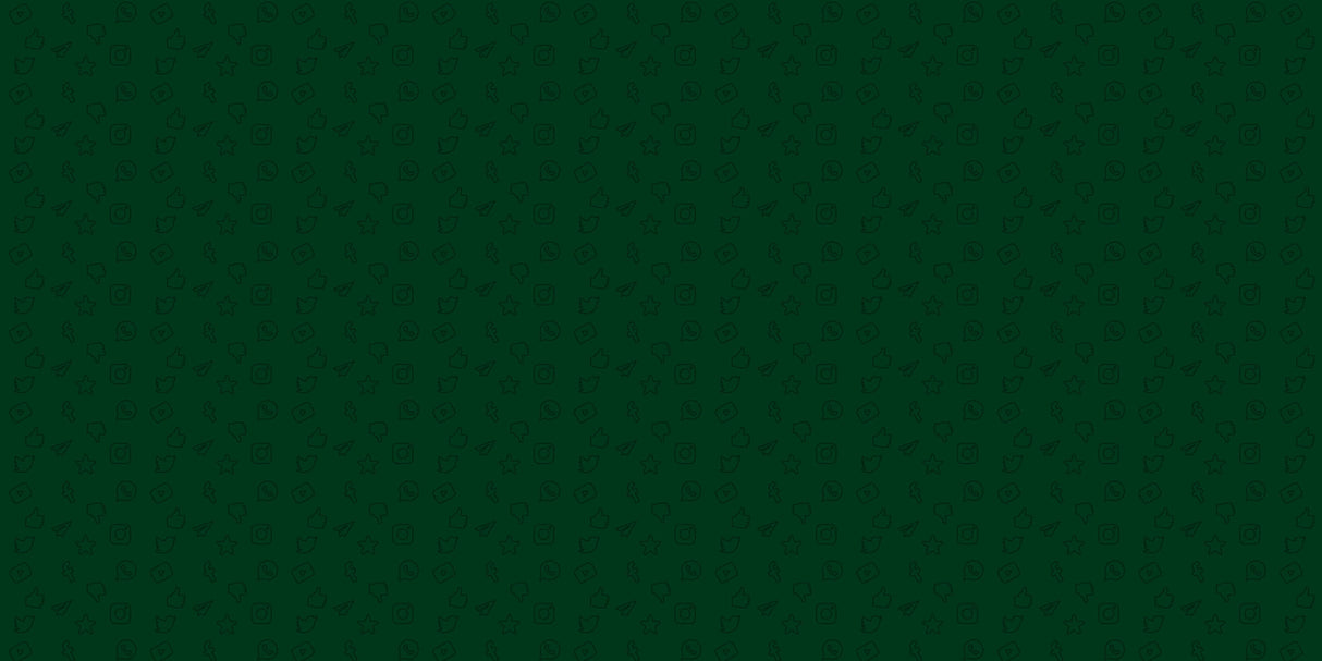 Social Media Mural Wallpaper | Green Pattern With Modern Icons
