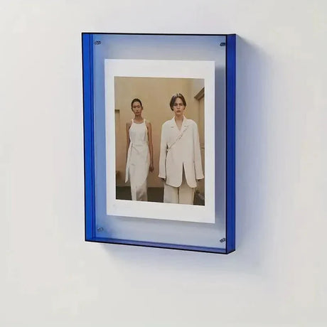 Modern Acrylic Picture Frame  Neon Pink Edge Illumination - Product detail 6