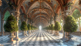 Palace Mural Wallpaper | Architectural Trompe L'oeil Gallery