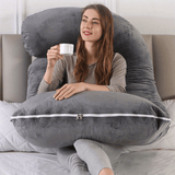 Pregnancy Support Pillow  Full Body J-Shape Design - Product showcase