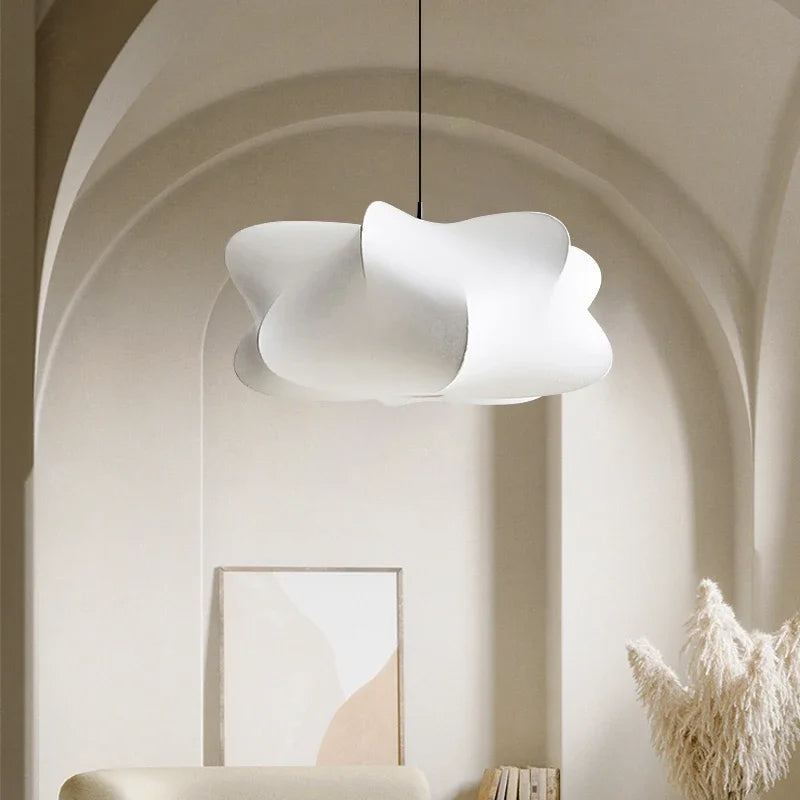 Japanese Pendant Light  Organic Silk Wave Design - Product detail 4