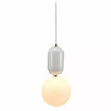 Modern Orb Pendant Light  Black Metal Glass Sphere Design - Product detail 8