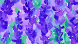 Purple and green abstract floral design file showing artistic brush strokes pattern
