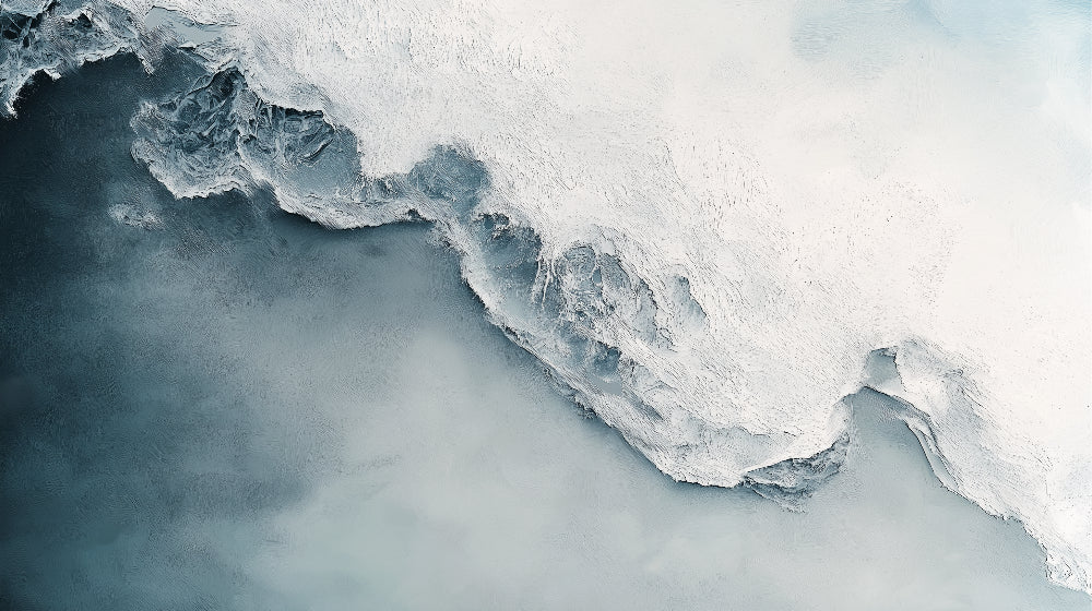 Arctic glacier abstract design file showing detailed ice patterns and cool blue tones