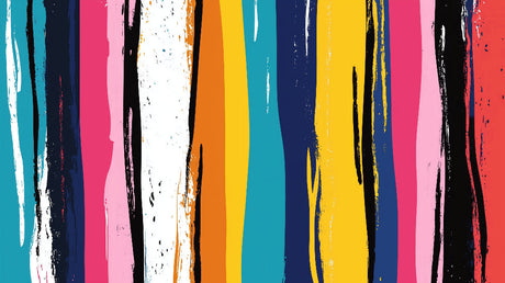 Abstract brushstroke wallpaper design file showing vibrant color stripes pattern