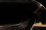 Black and gold curved lines design file showing intricate pattern details