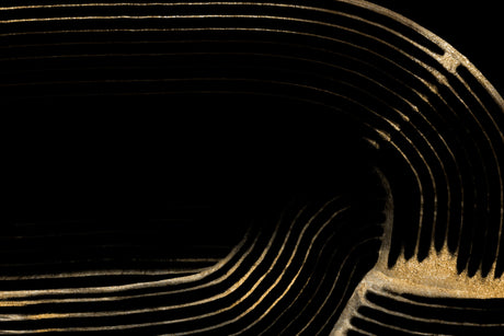 Black and gold wave lines design file showing intricate pattern details