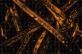 Abstract Geometric Splash design file showing intricate black and orange pattern details