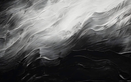 Black and white brushstroke design file showing full abstract pattern