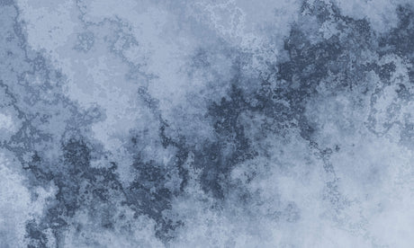 Design file showing full watercolor pattern with blue and grey abstract flowing details
