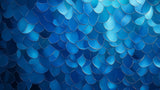 Blue metallic scales design file showing intricate pattern detail and reflective finish