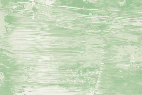 Green brushstroke pattern design file showing full abstract wall mural detail
