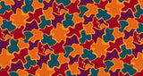 Abstract organic pattern wallpaper design file showing warm tones and flowing shapes