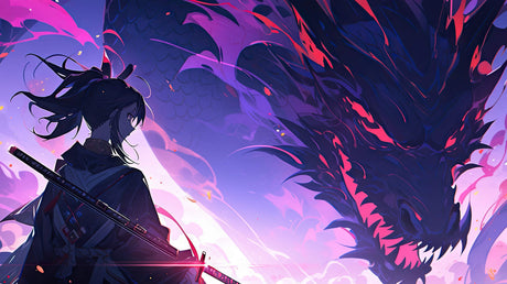 Design file showing detailed pattern of purple and blue abstract wallpaper with flowing shapes