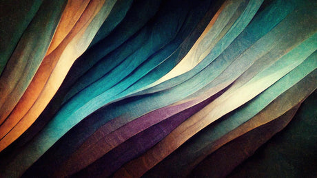 Abstract wave design file showing detailed teal and purple pattern
