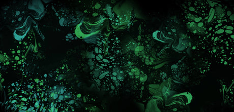Emerald green marble effect wallpaper design file showing fluid art pattern