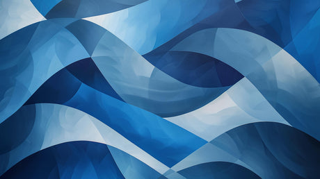 Abstract blue circles design file showing intricate pattern detail