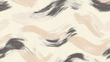 Abstract Behang | Vloeiende Penseelstreken in Beige en Grijs