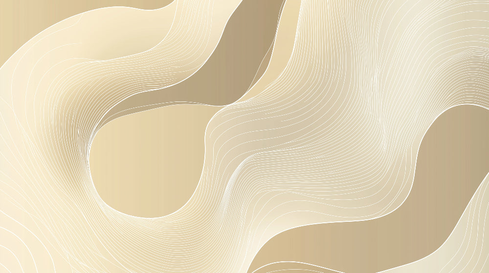 Modern abstract wallpaper design file showing flowing line pattern in soft beige tones