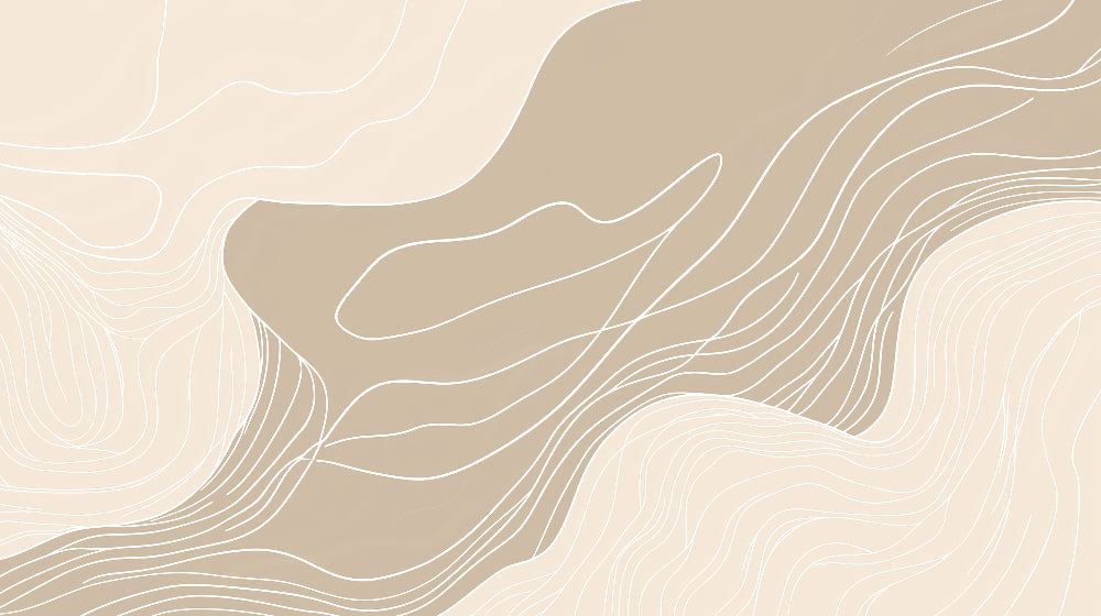 Abstract flowing lines wallpaper design file showing detailed beige pattern and organic curves