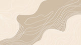 Abstract flowing lines wallpaper design file showing detailed beige pattern and organic curves