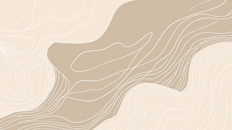 Abstract flowing lines wallpaper design file showing detailed beige pattern and organic curves