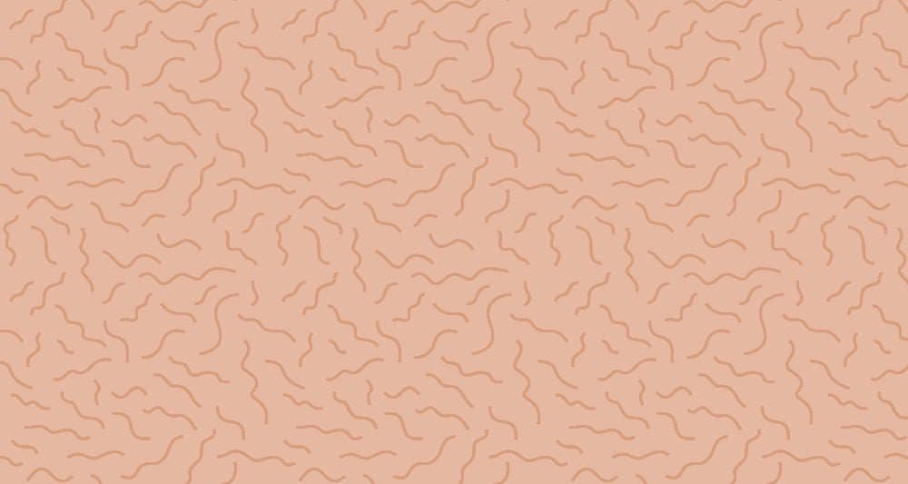 Abstract terracotta flowing lines design file showing the complete pattern