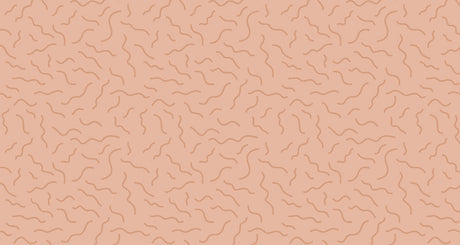 Abstract terracotta flowing lines design file showing the complete pattern