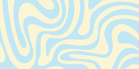 Abstract wave wallpaper design file showing fluid curved lines in soft blue and beige tones
