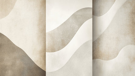 Neutral abstract wave pattern design file showing fluid curves and gentle gradients