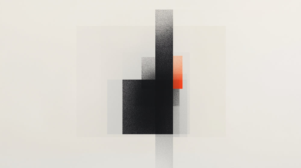 Abstract geometric black and orange wallpaper design file showing pattern detail