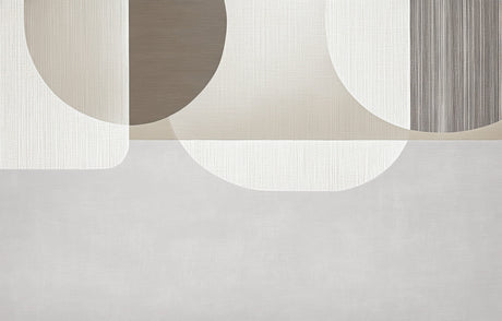 Geometric curves wallpaper design file showing detailed pattern of flowing lines in grey and beige