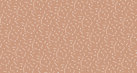 Geometric pattern wallpaper design file showing detailed terracotta abstract shapes and curves