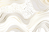 Design file showing detailed gold wave and dot pattern on white background
