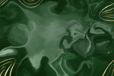 Design file of green marble wallpaper showing intricate gold veining and emerald tones