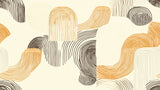 Linear waves design file showing detailed abstract pattern in beige and gold tones