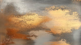 Gold and grey abstract wallpaper design file showing metallic pattern and textured details
