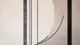 Abstract curved lines wallpaper design file showing elegant geometric pattern