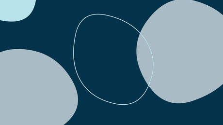 Abstract geometric circles design file showing detailed pattern of navy and gray spheres with white accents