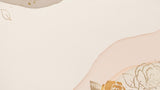 Design file showing detailed beige and gold wave pattern with metallic highlights