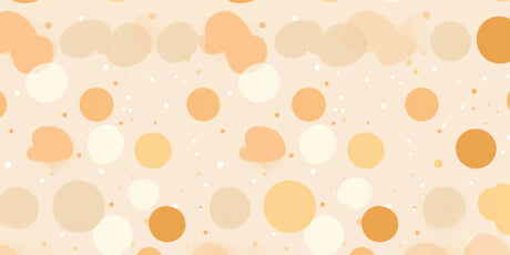 Abstract circle wallpaper design file showing detailed pattern of floating beige and ochre shapes