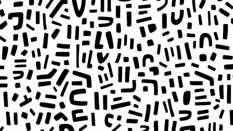 Abstract geometric black and white wallpaper design file showing detailed pattern