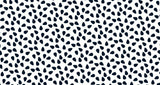 Black drops pattern design file showing seamless modern abstract wallpaper pattern