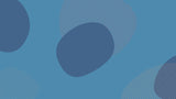 Blue geometric abstract wallpaper design file showing detailed pattern and coral accents