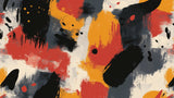 Modern abstract wallpaper design file showing red and gold brushstrokes pattern on white background