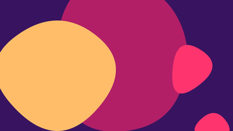 Abstract circle wallpaper design file showing purple and pink organic shapes pattern