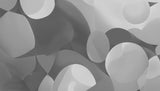 Abstract circular grey design file showing flowing pattern detail