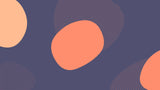 Abstract coral circles and navy lines design file showing pattern detail and color clarity